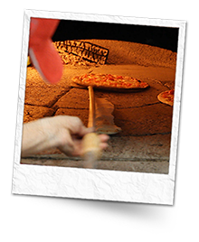 Pietro Pizza im Ofen